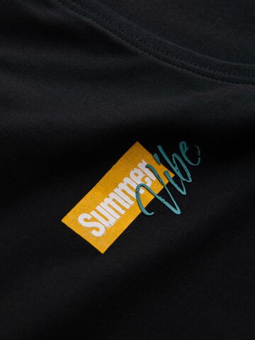 Ombre Shirt in Black