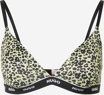 Triangle Soutien-gorge HUGO Red en vert : devant