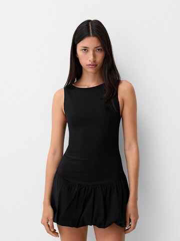 Bershka Dress in Black: front