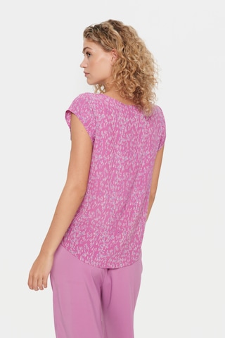 SAINT TROPEZ - Blusa 'Blanca' em rosa