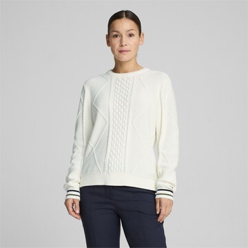 PUMA Athletic Sweater 'Kate' in White