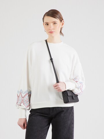Felpa 'ONLBROOKE' di ONLY in bianco: frontale