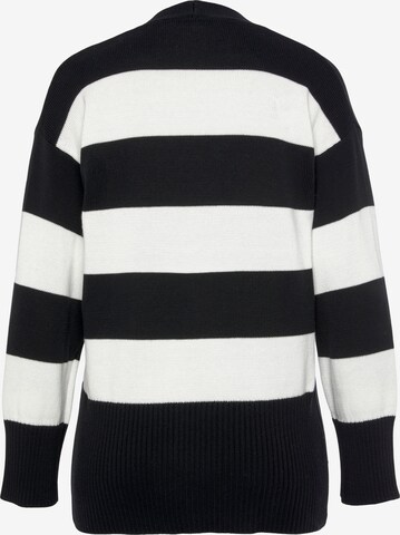 UNITED COLORS OF BENETTON Knit Cardigan in Black