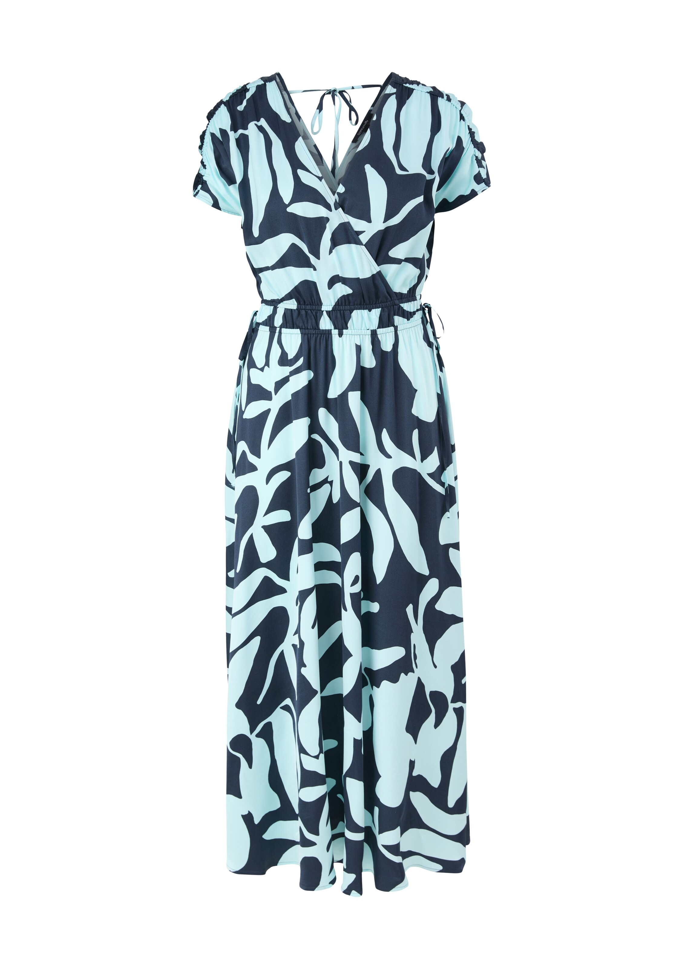 COMMA Jurk in Blauw: voorkant