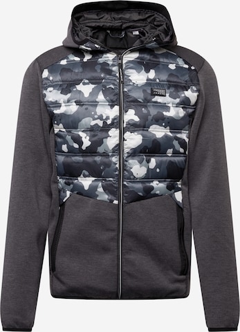 Veste mi-saison 'Toby' JACK & JONES en gris : devant