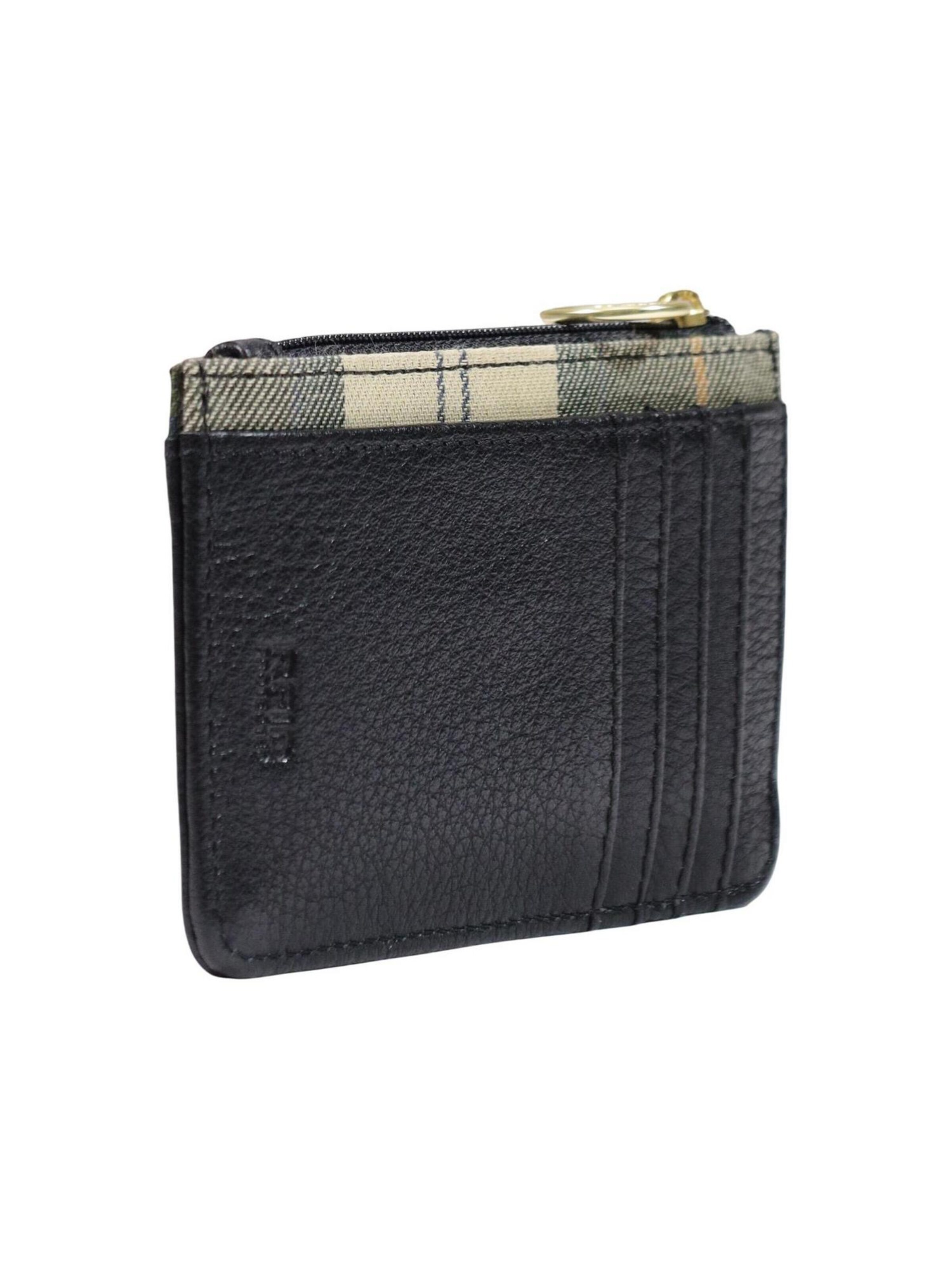 Portamonete 'ALDER LEATHER CARD HOLDER 262MLLG0035' di Barbour in nero