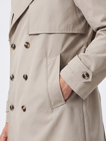 ALLTHEMEN Between-Seasons Coat 'Würde' in Beige