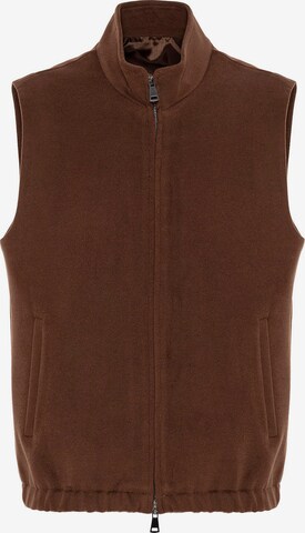 Antioch Vest in Brown: front