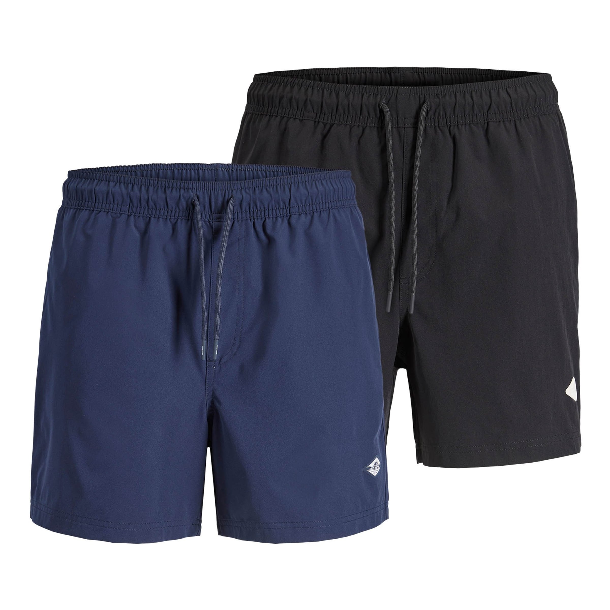 JACK & JONES Zwemshorts in de kleur Navy / Zwart, Productweergave