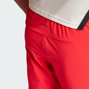 T-Shirt fonctionnel 'Designed for Training' ADIDAS PERFORMANCE en rouge