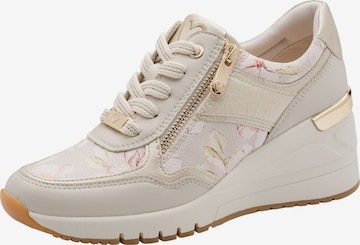 MARCO TOZZI Sneakers laag in Beige: voorkant