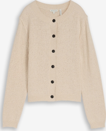 TOM TAILOR Strickjacke in Beige: Vorderseite