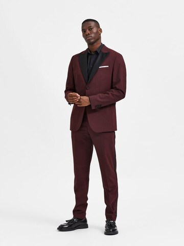 SELECTED HOMME Slim Fit Business-Sakko in Rot