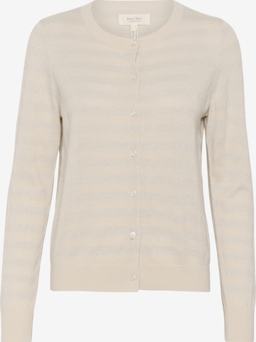 Part Two Strickjacke in Beige: Vorderseite