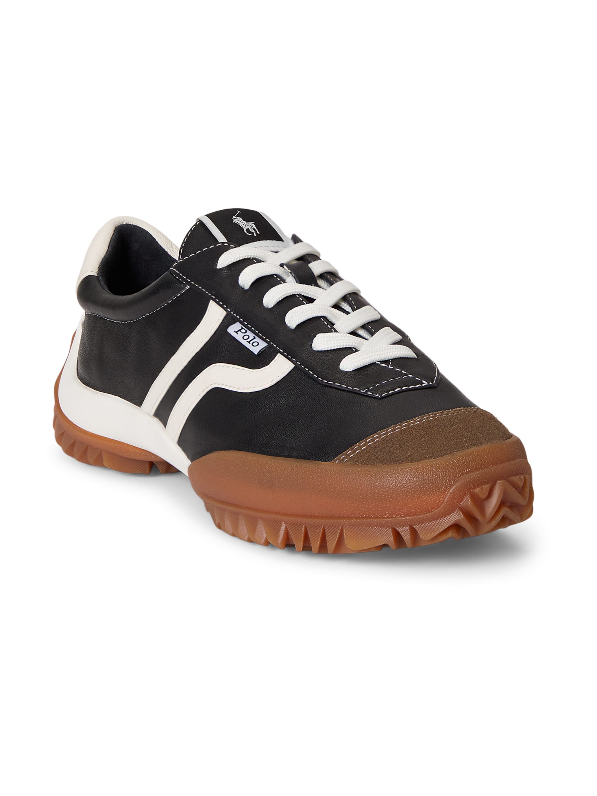 Polo Ralph Lauren Sneakers laag 'TREAD' in Zwart: voorkant