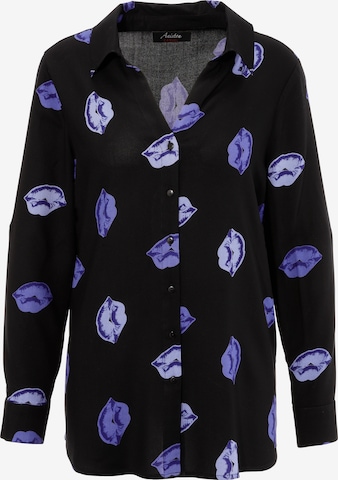 Aniston CASUAL Bluse in Schwarz: Vorderseite