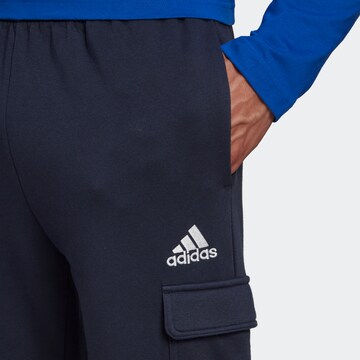 ADIDAS SPORTSWEAR Tapered Sporthose 'Essentials' in Blau