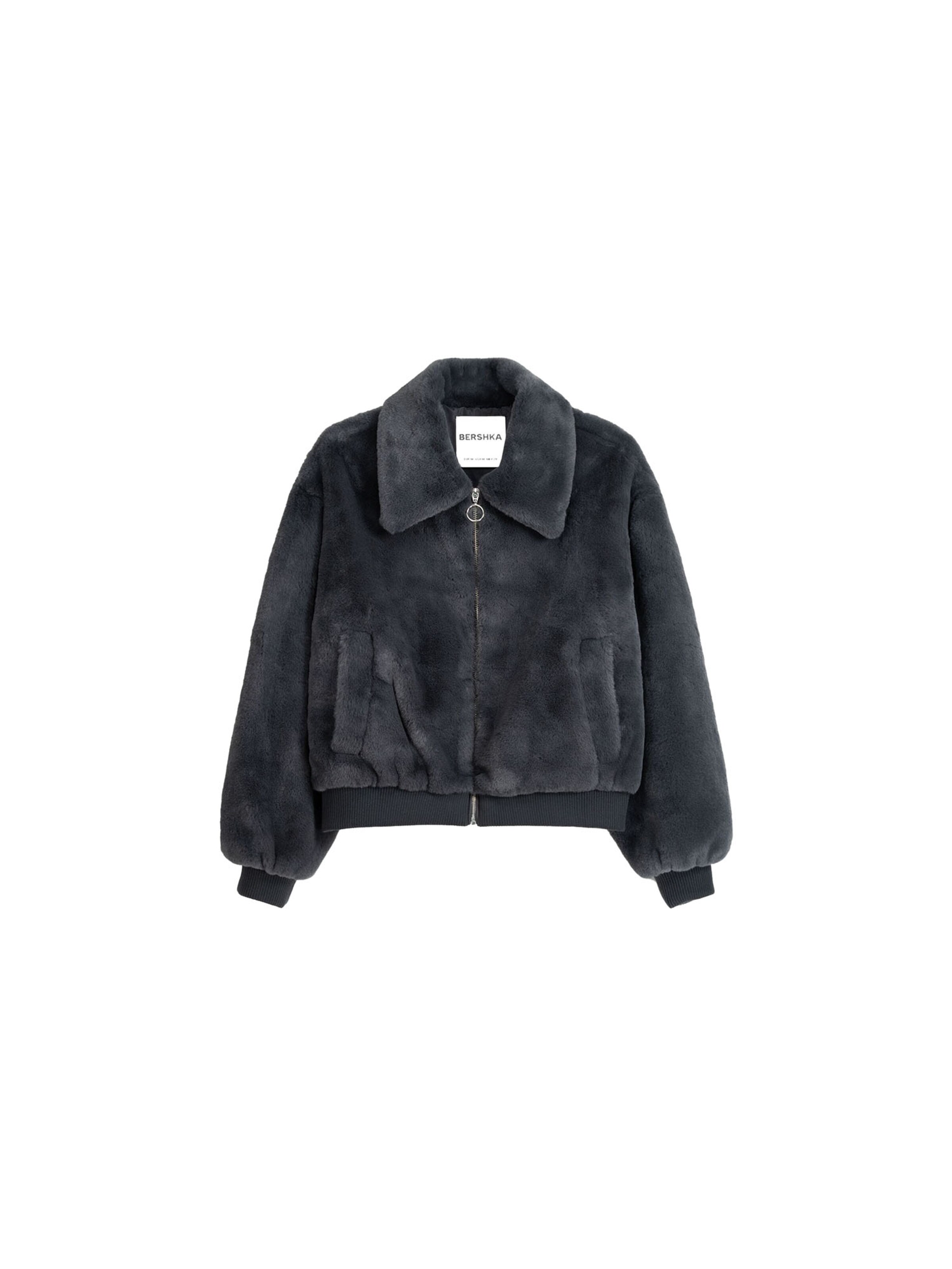 Giacca di jeans con hotsell pelo bershka