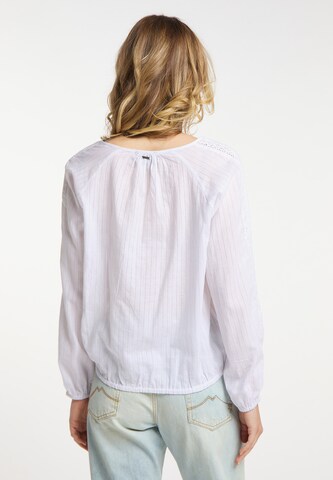 Camicia da donna di DreiMaster Vintage in bianco