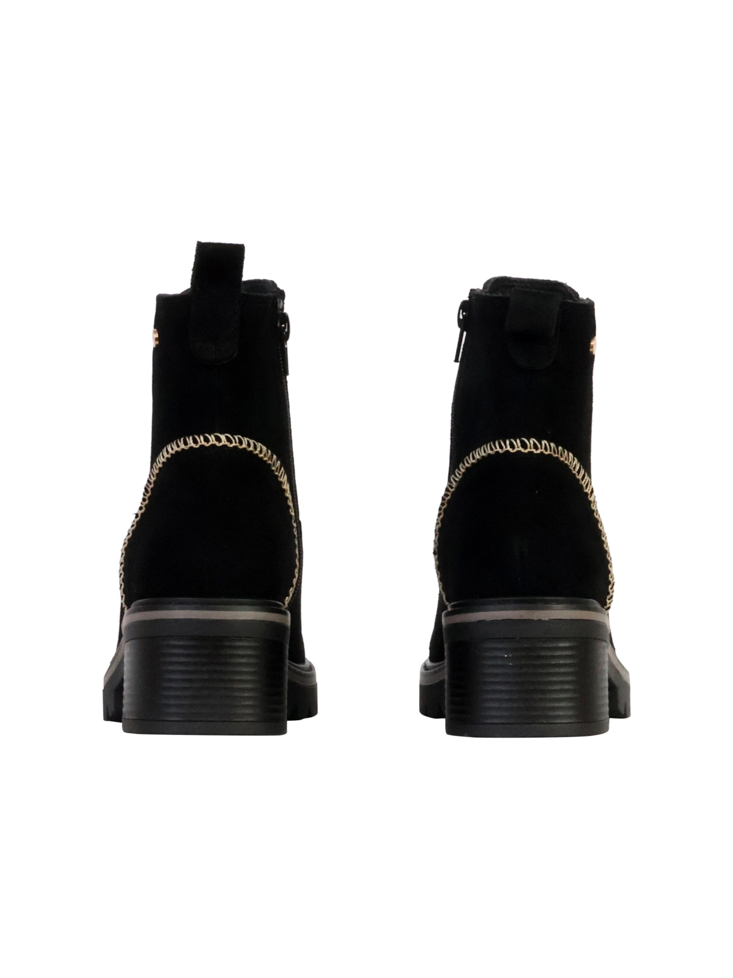 Bottines 'Lederstiefeletten Alenoa' The Divine Factory en noir