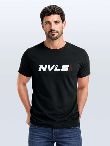 Neverless Shirt 'Everyday Athletics'‌ in Schwarz: Vorderseite