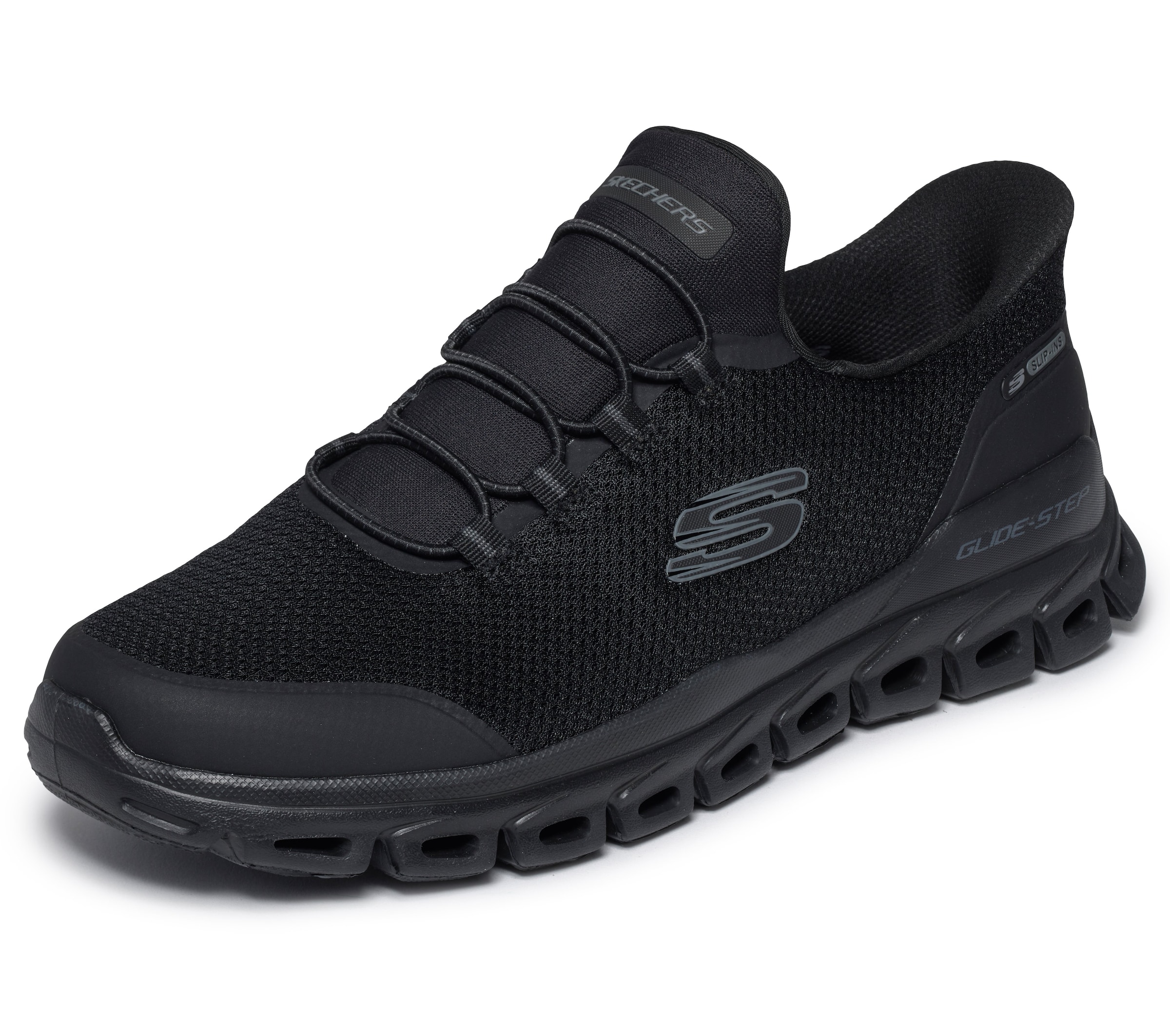 SKECHERS Slip On in Schwarz: Vorderseite