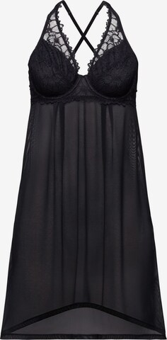 Lenjerie sexy 'Camisole' de la ESPRIT pe negru: față