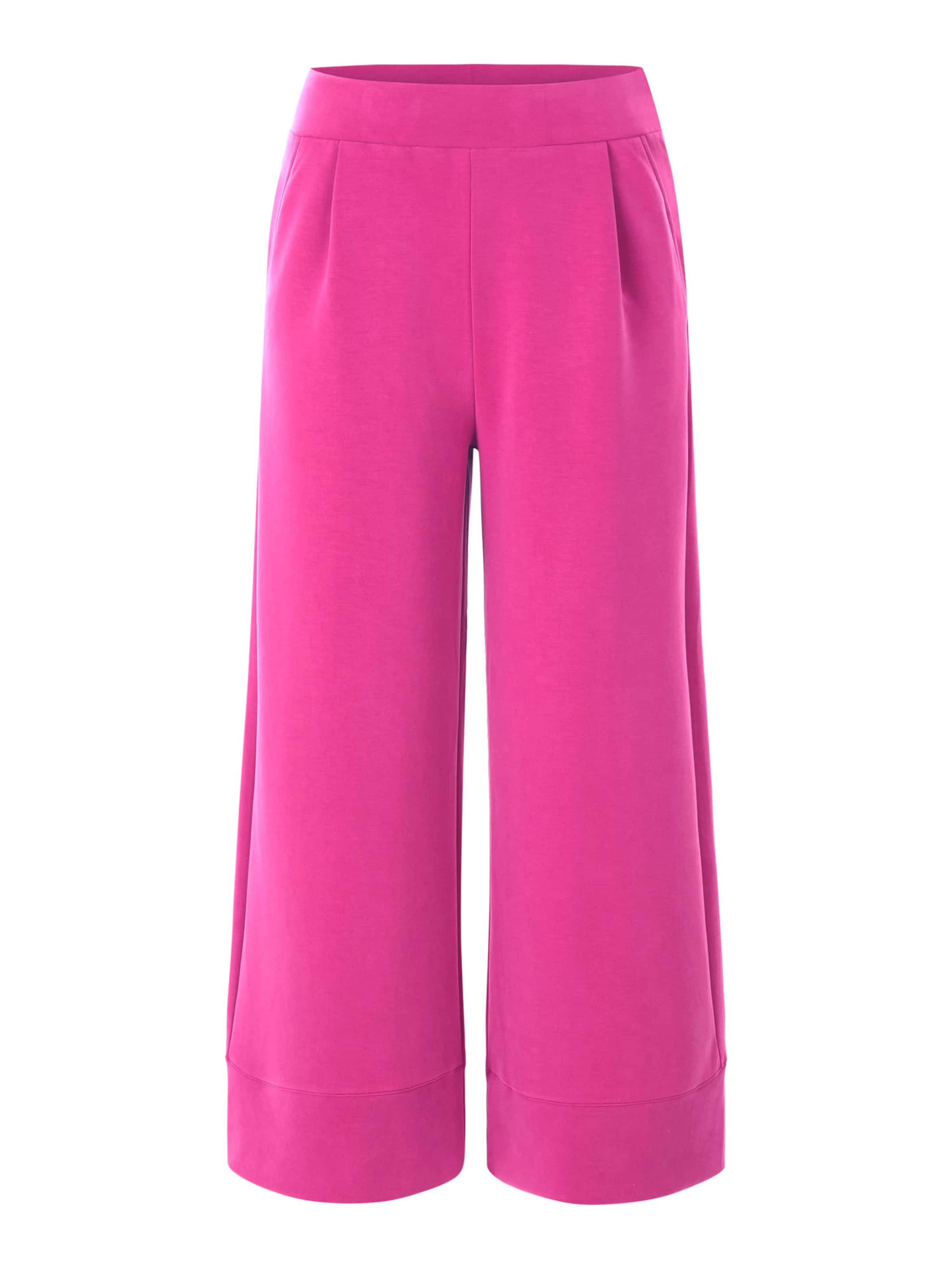 Rich & Royal Bukser med lægfolder i pink: forside