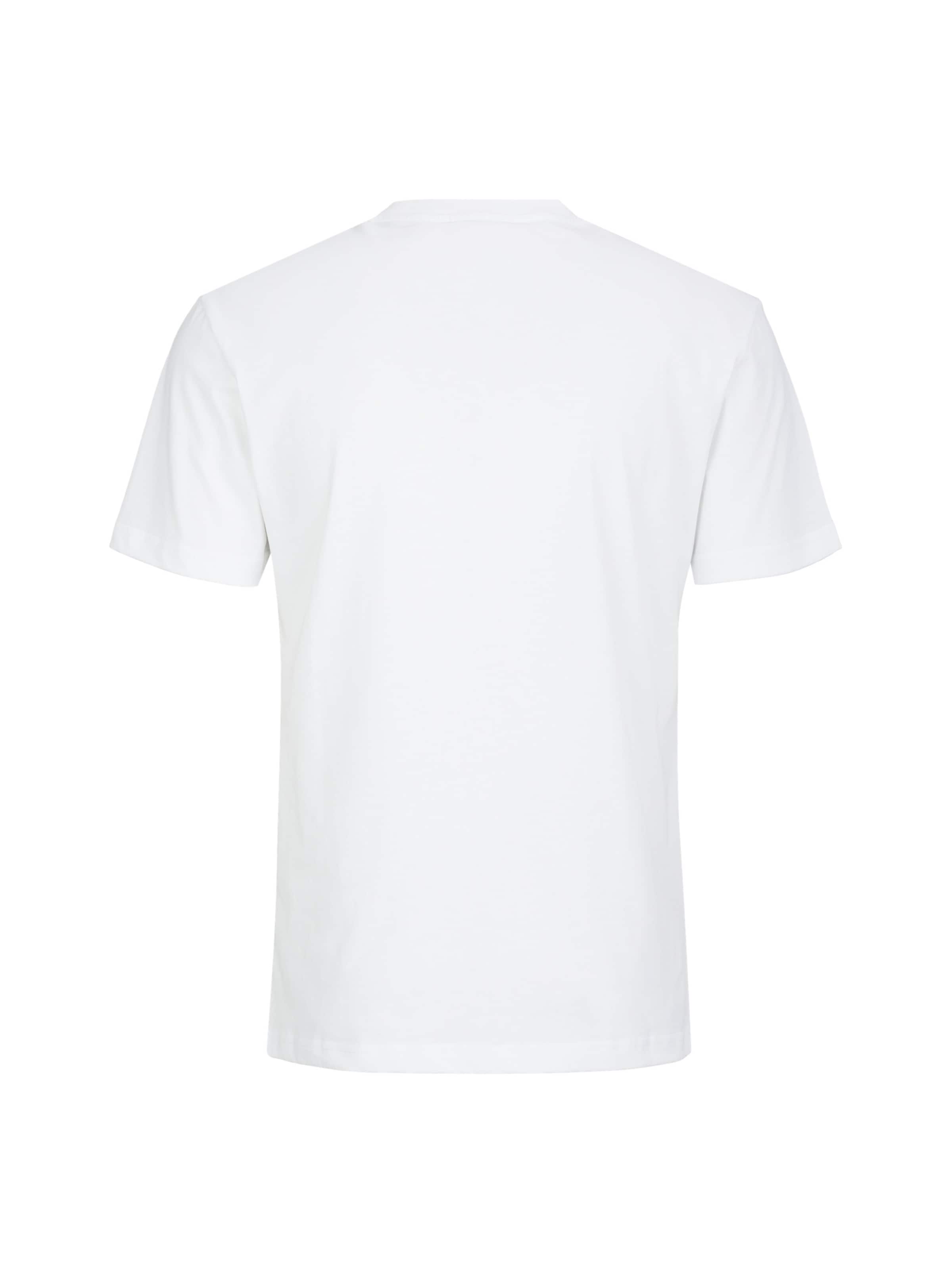 19V69 ITALIA T-shirt 'Rafael V Baroque' i vit: baksida