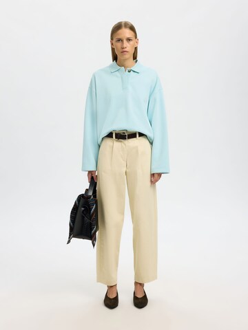 SELECTED Sweatshirt 'SLFari Gia' in Blau