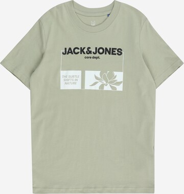 T-Shirt Jack & Jones Junior en vert : devant