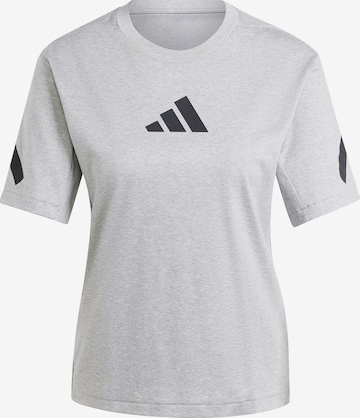 pilka ADIDAS SPORTSWEAR Sportiniai marškinėliai 'Z.N.E.': priekis