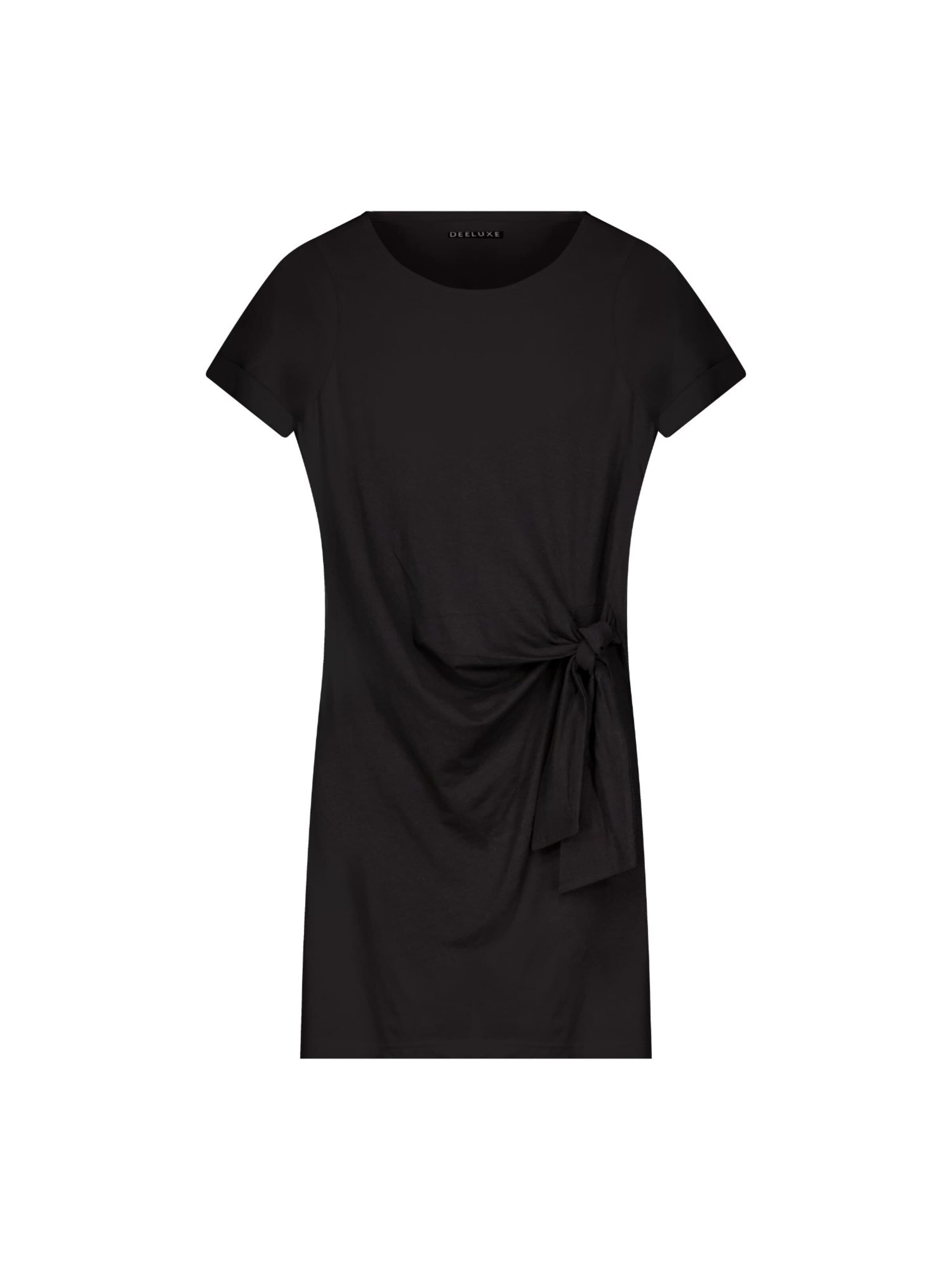 Deeluxe Kleid 'Knoty' in Schwarz: Vorderseite