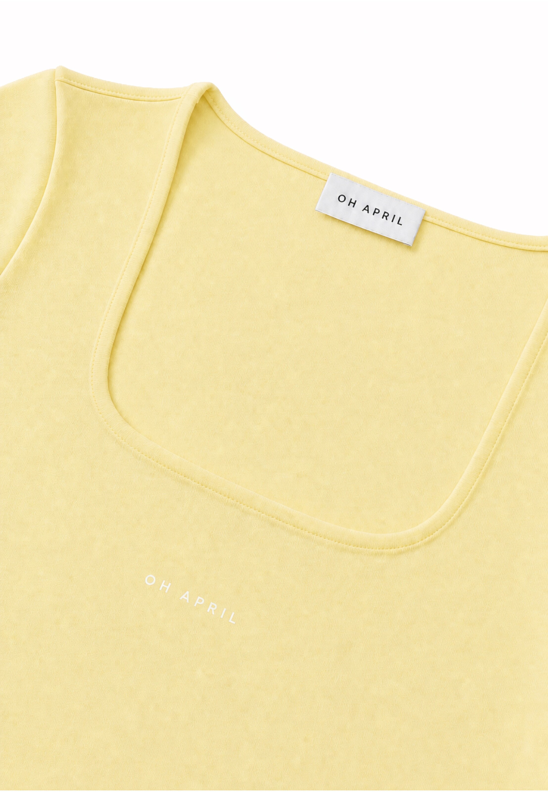 OH APRIL - Camisa 'Kalina' em amarelo