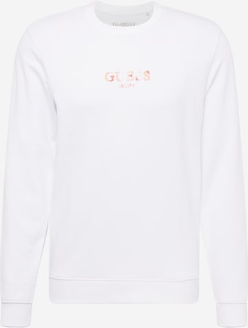 Sweat-shirt GUESS en blanc : devant