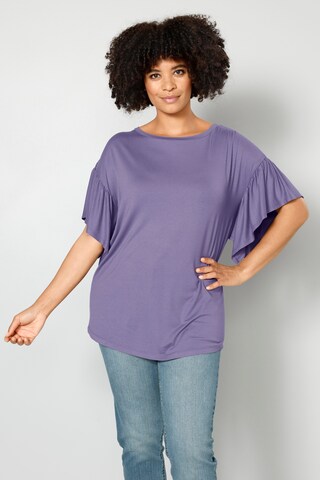 Sara Lindholm Shirt in Purple: front