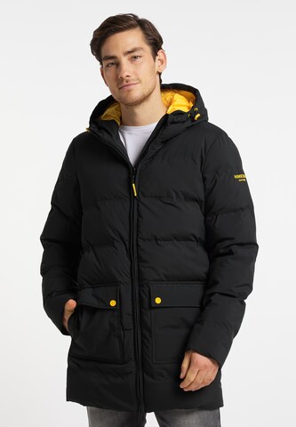 HOMEBASE Winter parka in Black: front