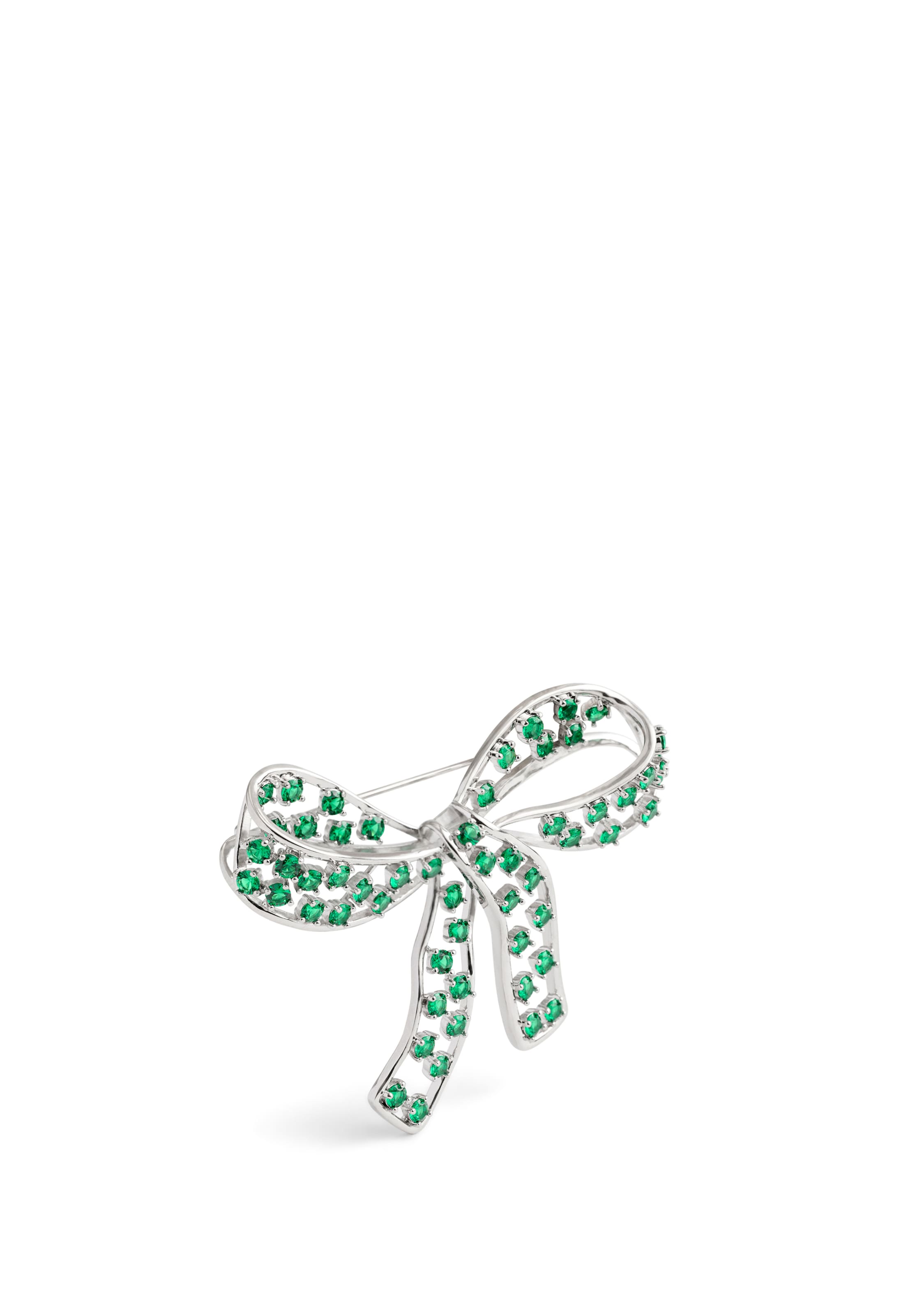 COACH Brosche in Silber