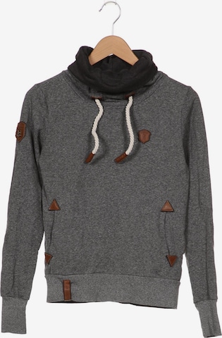 naketano Sweatshirt & Zip-Up Hoodie in S in Grey: front