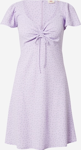 LEVI'S ® Jurk 'Skylar Flutter Dress' in Lila: voorkant