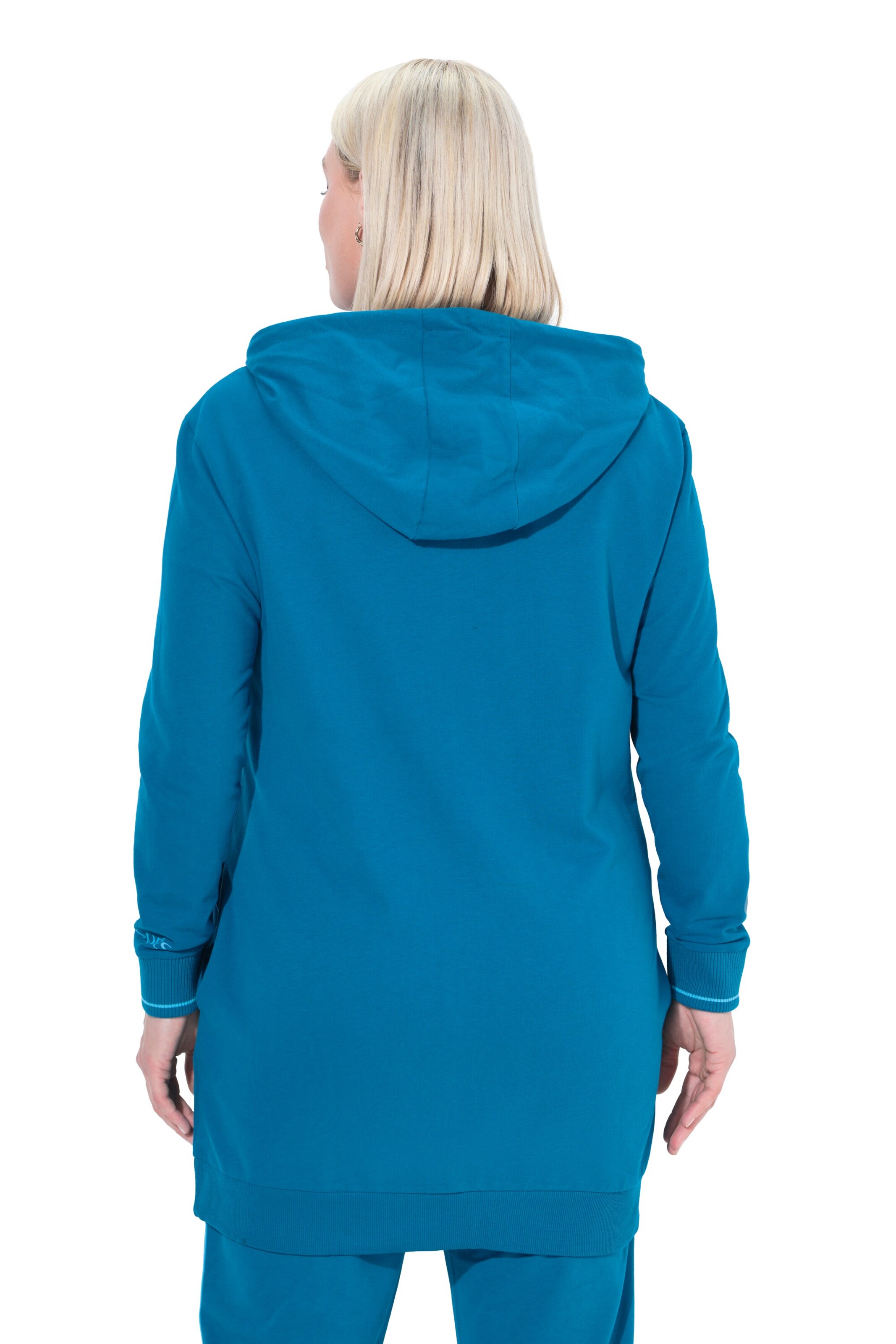 Ulla Popken Sweatvest in Blauw