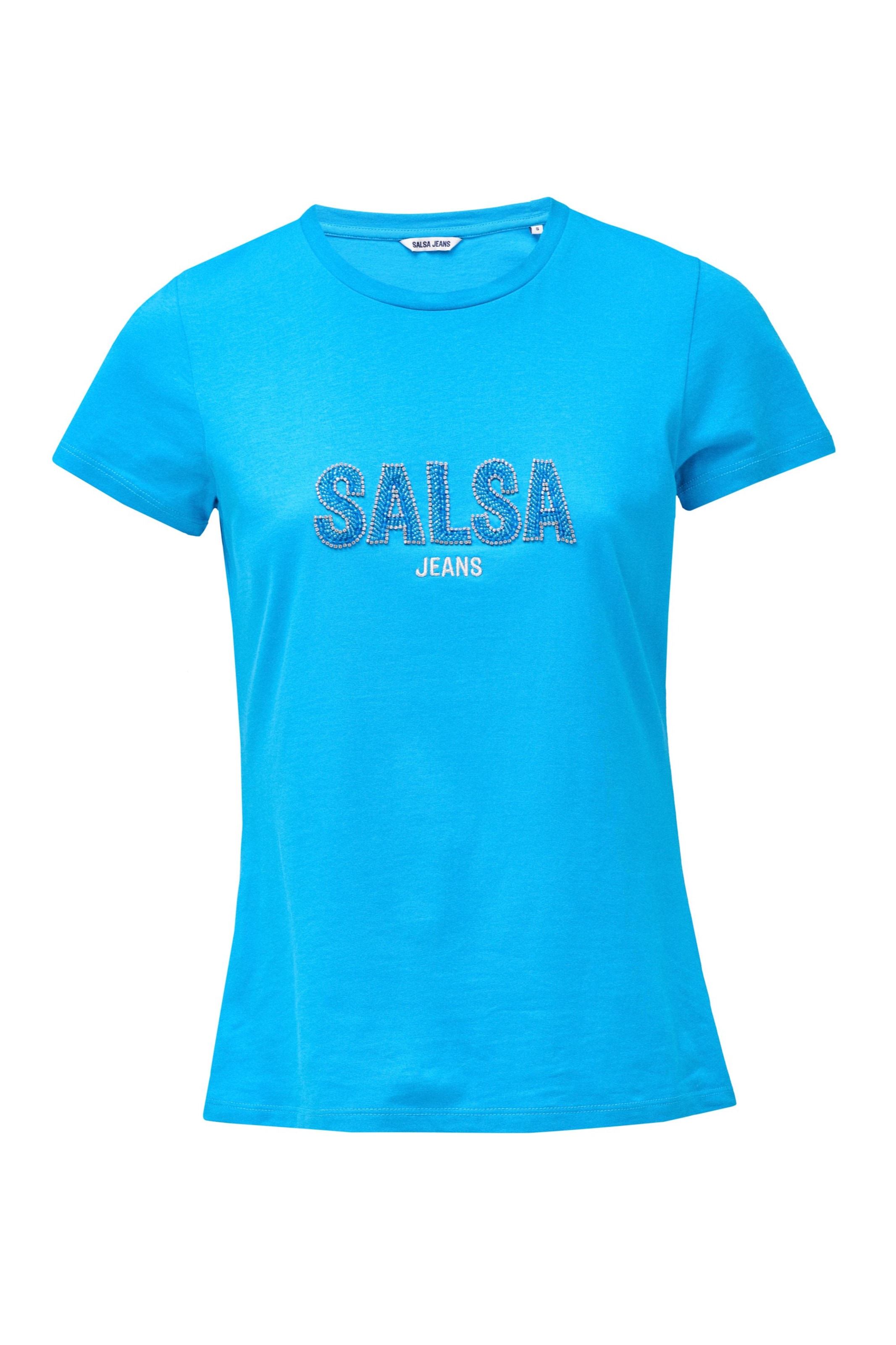 Salsa Jeans Shirt in Blauw: voorkant