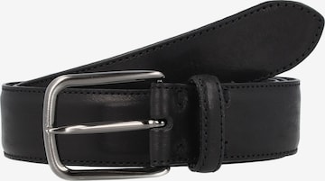 Ceinture bugatti en noir : devant