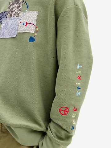 Desigual - Sudadera en verde