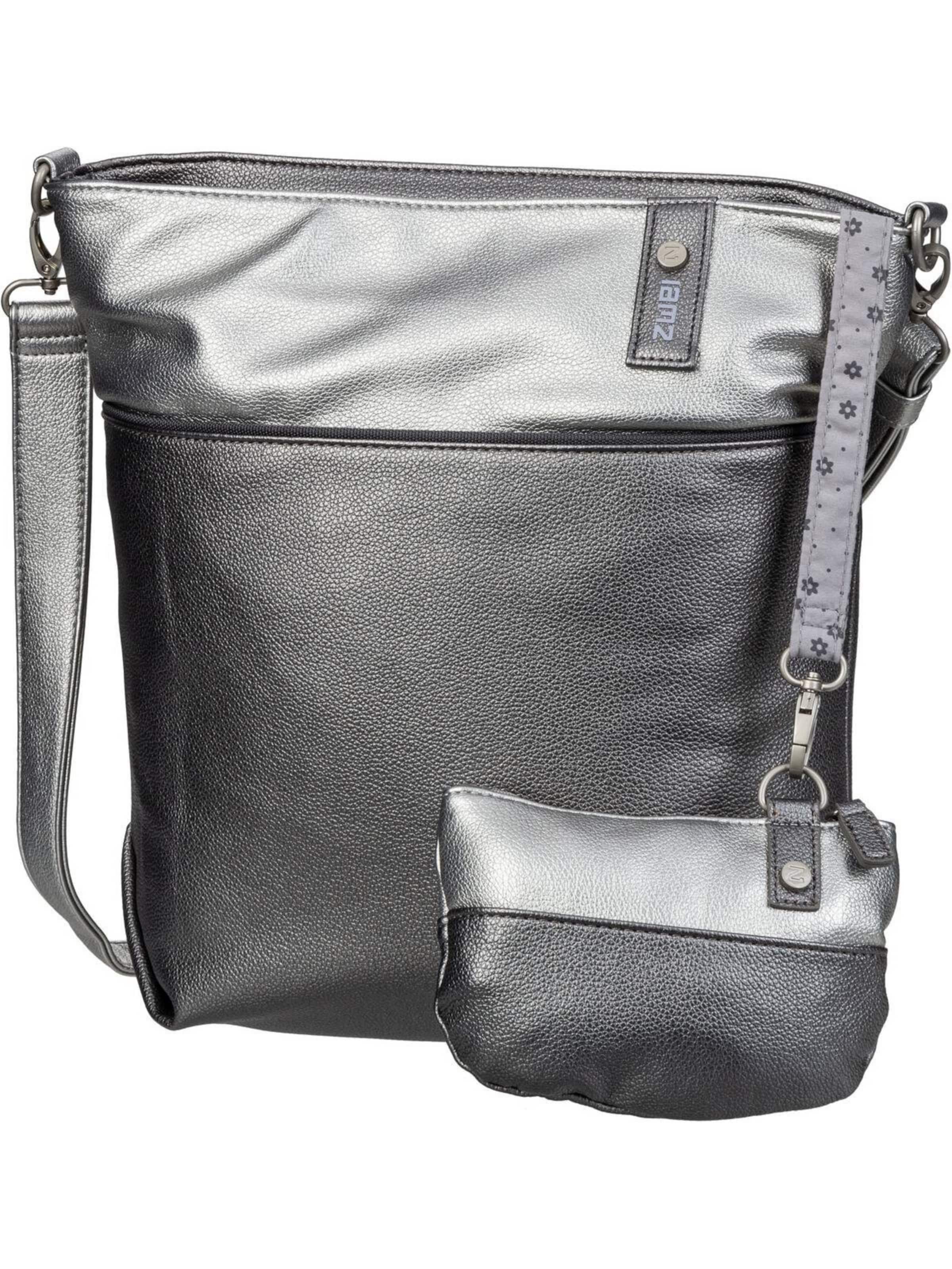 ZWEI Schoudertas ' Jana J12 ' in Zilver