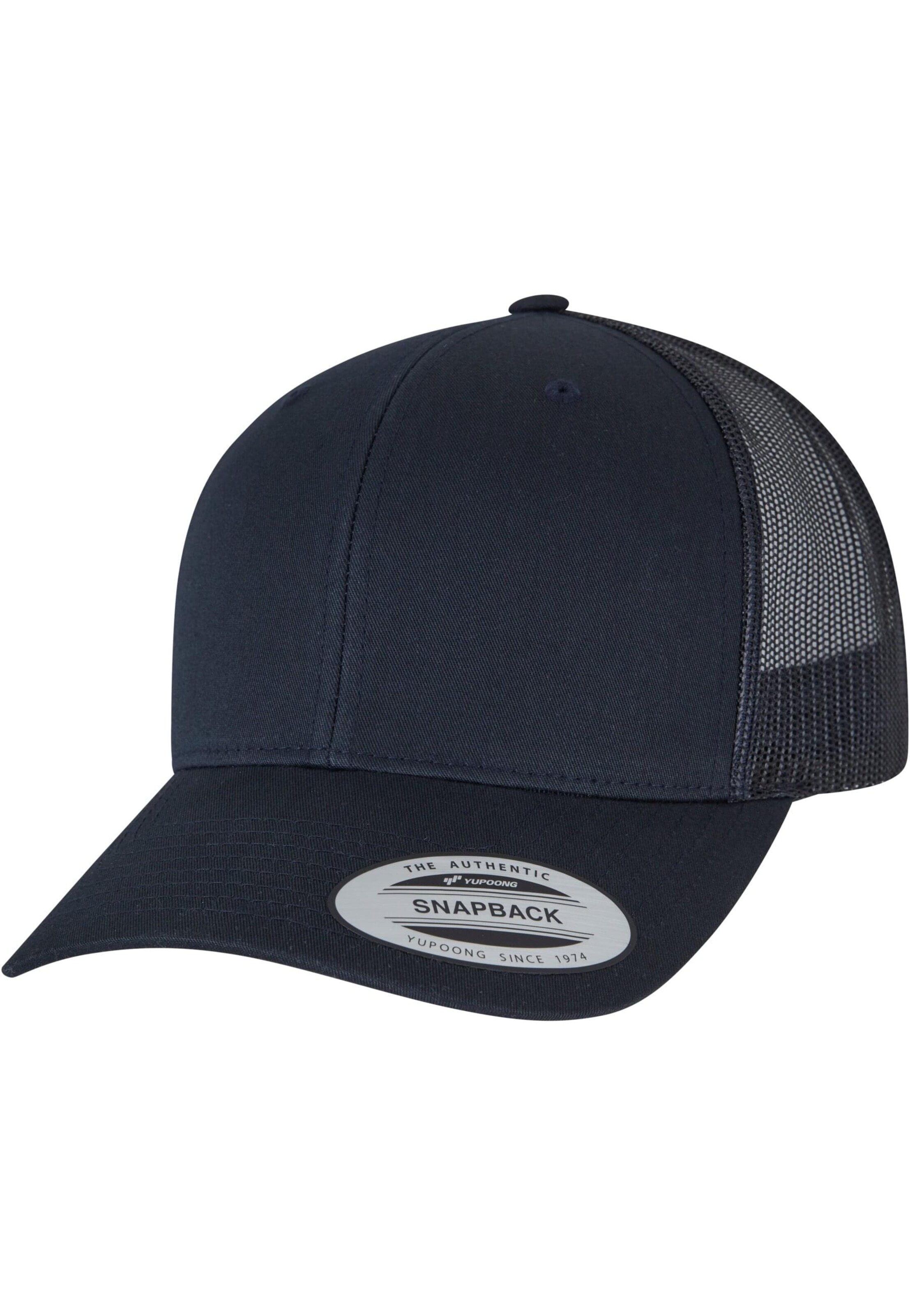Flexfit - Boné 'Retro Trucker' em azul: frente
