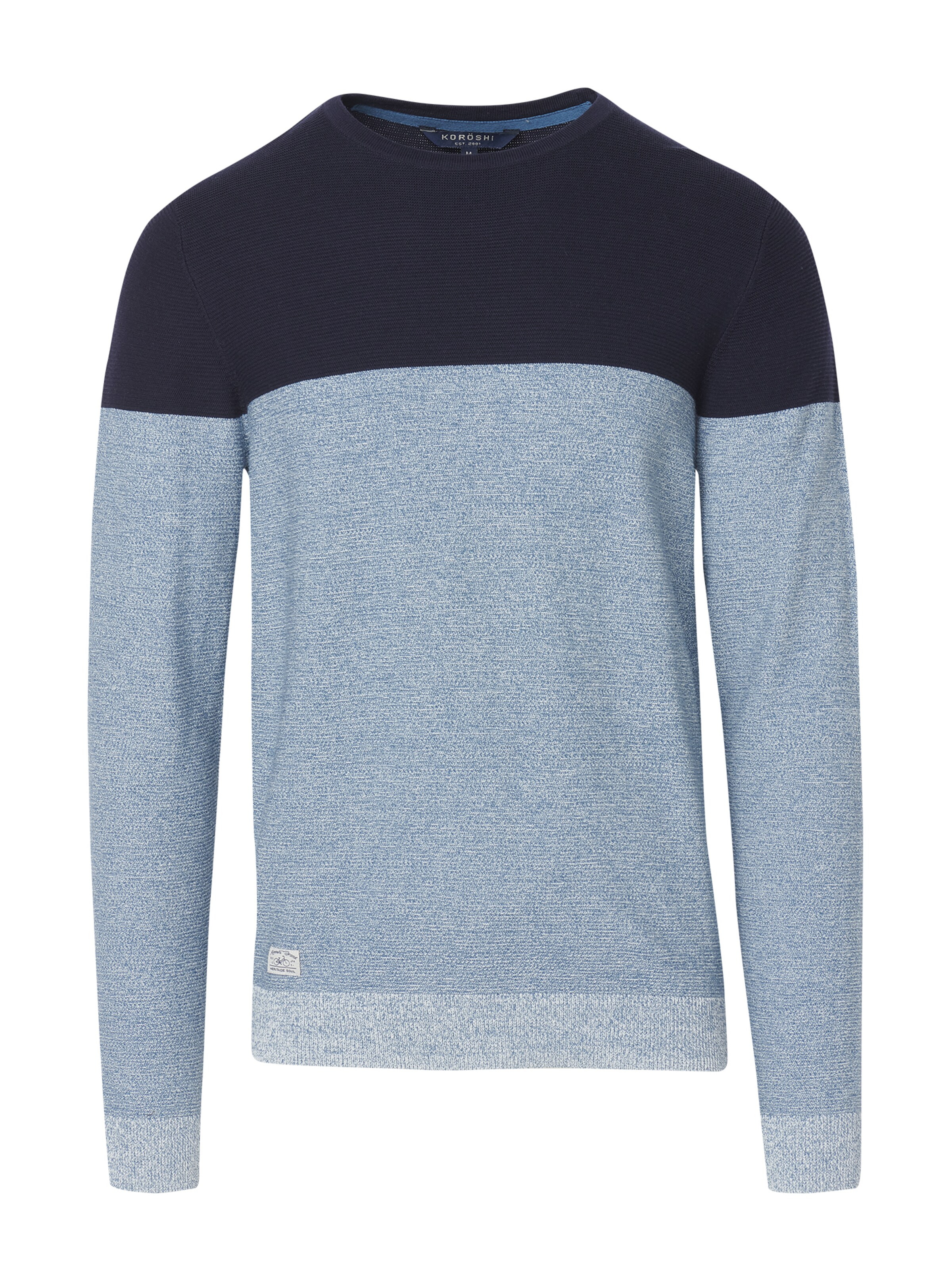 KOROSHI Pullover in Blau: Vorderseite
