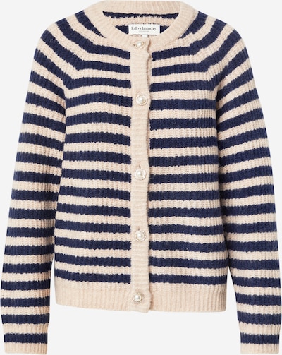 Kardiganas 'Nova' iš Lollys Laundry, spalva – smėlio spalva / tamsiai mėlyna, Prekių apžvalga