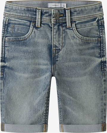 NAME IT Shorts 'NKMSOFUS' in Blau: Vorderseite