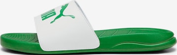 PUMA Beach & Pool Shoes 'Popcat 20' in Green: front